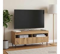 vidaXL Mobile TV LED in rovere artigianale