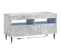 vidaXL Mobile TV LED ZWOLLE 81 x 35 x 43 cm Grigio Cemento