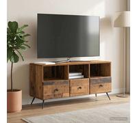 vidaXL Mobile TV Legno antico 102 x 34,5 x 50 cm Legno ingegnerizzato