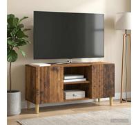 vidaXL Mobile TV Legno antico 102 x 34,5 x 50 cm Legno ingegnerizzato, Storage elegante per il soggiorno, mobile TV rettangolare vintage, mobili multimediali a basso profilo