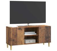 vidaXL Mobile TV Legno antico 102 x 34,5 x 50 cm Legno ingegnerizzato, Storage elegante per il soggiorno, mobile TV rettangolare vintage, mobili multimediali a basso profilo