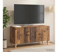 vidaXL Mobile TV Legno antico 99 x 34,5 x 50 cm Legno ingegnerizzato, Mobile TV elegante, sideboard moderno, unità di stoccaggio rettangolare, armadio funzionale per il salotto