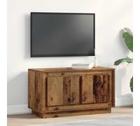 vidaXL Mobile TV Legno vecchio 80 x 35 x 45 cm Legno multistrato