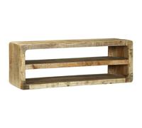 vidaXL Mobile TV Marrone 100 x 32 x 36 cm Legno massello di mango