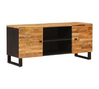 vidaXL Mobile TV Marrone 105 x 33 x 46 cm Legno di mango massello