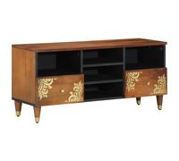 vidaXL Mobile TV Marrone miele 100 x 33 x 46 cm