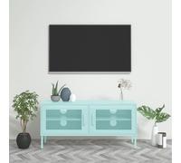 vidaXL Mobile TV Menta 105x35x50 cm in Acciaio