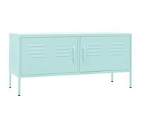 vidaXL Mobile TV Menta 105x35x50 cm in Acciaio