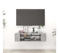 vidaXL Mobile TV Pensile Grigio Cemento 100x30x26,5 cm Multistrato