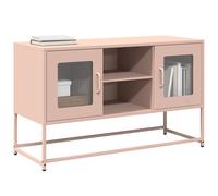 vidaXL Mobile TV Rosa 100,5x39x60,5 cm in Acciaio