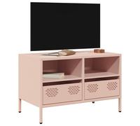 vidaXL Mobile TV Rosa 68x39x43,5cm in Acciaio Laminato a Freddo