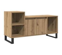 vidaXL Mobile TV Rovere Artigianale 100x35x55 cm in Legno Multistrato, mobiletto, mobiletto HiFi, Mobile per dispositivi multimediali, Supporto TV