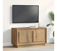 vidaXL Mobile TV rovere artigianale 80 x 35 x 45 cm Legno multistrato
