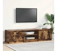 vidaXL Mobile TV Rovere Fumo 140x40x35,5 cm in Legno Multistrato