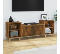 vidaXL Mobile TV Rovere Fumo 160x35x55 cm in Legno Multistrato
