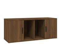 vidaXL Mobile TV Rovere Marrone 100x35x40 cm in Legno Multistrato
