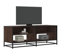 vidaXL Mobile TV Rovere Marrone 120,5x40x46 cm Multistrato e Metallo