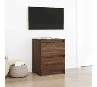 vidaXL Mobile TV Rovere Marrone 40x35x54 cm in Legno Multistrato