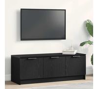 vidaXL Mobile TV Rovere nero 102 x 35 x 36.5 cm Legno multistrato