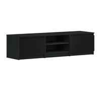 vidaXL Mobile TV Rovere Nero – 140x40x36 cm in legno multistrato
