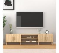 vidaXL Mobile TV Rovere Sonoma 180x31,5x40 cm Legno ingegnerizzato