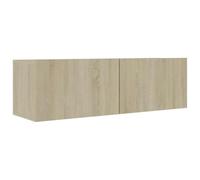 Mobile Porta TV Rovere Sonoma 100x30x30 cm in Legno Multistrato
