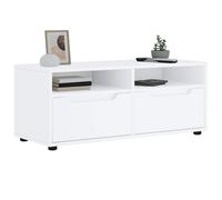 vidaXL Mobile TV VISNES Bianco 100x40x38 cm in Legno Multistrato
