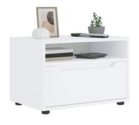 vidaXL Mobile TV VISNES Bianco 60x40x38 cm in Legno Multistrato