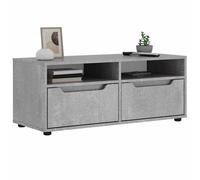 vidaXL Mobile TV VISNES Grigio Cemento 100x40x38 cm Legno Multistrato