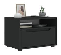 vidaXL Mobile TV VISNES Nero 60x40x38 cm in Legno Multistrato