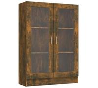 vidaXL Mobile Vetrina Rovere Fumo 82,5x30,5x115cm in Legno Multistrato