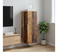 vidaXL Mobiletto a muro 33 x 34,5 x 90 cm Legno ingegnerizzato