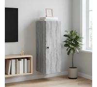 vidaXL Mobiletto a muro 33 x 34,5 x 90 cm Legno ingegnerizzato