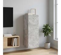 vidaXL Mobiletto a muro 33 x 34,5 x 90 cm Legno ingegnerizzato