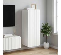 vidaXL Mobiletto a muro 33 x 34,5 x 93,5 cm Legno ingegnerizzato