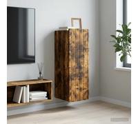 vidaXL Mobiletto a muro 33 x 34,5 x 93,5 cm Legno ingegnerizzato