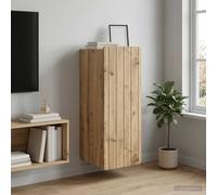 vidaXL Mobiletto a muro 33 x 34,5 x 93,5 cm Legno ingegnerizzato