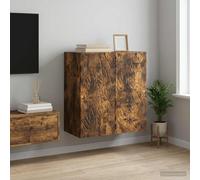 vidaXL Wandkast 59 x 31 x 60 cm Bewerkt hout Gerookt eiken