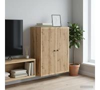 vidaXL Mobiletto a muro 66 x 34,5 x 90 cm Legno ingegnerizzato