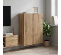 vidaXL Mobiletto a muro Rovere Artigianale 66 x 34,5 x 90 cm, Mobiletto Vintage, unità rettangolare da muro, grande organizzatore per la casa, soluzione pratica