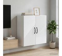 vidaXL Mobiletto a muro Bianco 59 x 31 x 60 cm Legno ingegnerizzato