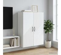 vidaXL Mobiletto a muro Bianco 66 x 34,5 x 90 cm Legno ingegnerizzato