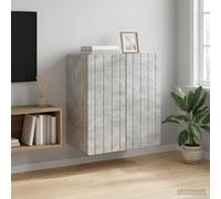 vidaXL Mobiletto a muro Grigio Cemento 59 x 31 x 64 cm