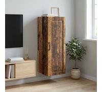 vidaXL Mobiletto a muro 33 x 34,5 x 90 cm Legno ingegnerizzato