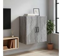 vidaXL Wandkast Grijs Sonoma 59 x 31 x 60 cm Bewerkt hout