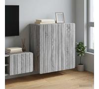 vidaXL Wandkast Grijs Sonoma 59 x 31 x 64 cm Bewerkt hout