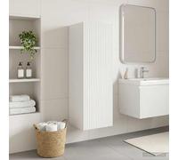 vidaXL Mobiletto da Bagno a Muro Bianco 33 x 34,5 x 60 cm,