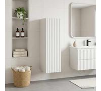 vidaXL Mobiletto da Bagno a Muro Bianco 33 x 34,5 x 60 cm,