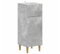 vidaXL Mobiletto da Bagno ARNHEM Grigio Cemento 30 x 31 x 80 cm