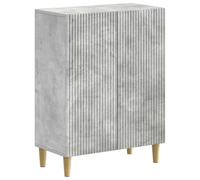vidaXL Mobiletto da Bagno ARNHEM Grigio Cemento 59,5 x 31 x 80 cm